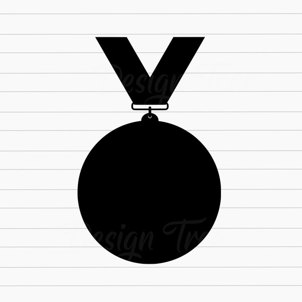 Medal SVG, Award Medal SVG, Champion Medal SVG, Medal Cut File, Award Medal Vector, Medal Clipart, Winners Medal Svg, Cricut, Silhouette