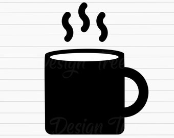 Coffee Mug SVG, Coffee Cup SVG, Tea SVG, Tea Cut File, Coffee Cut File, Coffee Mug Vector, Coffee Mug Clipart, Cricut, Png, Silhouette