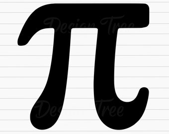 Pi Symbol SVG, Pi Math Symbol SVG, Greek Letter Pi SVG, Pi Symbol Cut File, 3.14 Svg, Pi Symbol Vector, Pie Day Clipart, Cricut,Silhouette