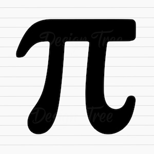Símbolo Pi SVG, símbolo matemático Pi SVG, letra grega Pi SVG, arquivo de corte do símbolo Pi, 3.14 Svg, vetor do símbolo Pi, clipart do dia da torta, Cricut, silhueta