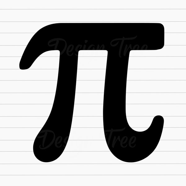 Pi Symbol SVG, Pi Math Symbol SVG, Greek Letter Pi SVG, Pi Symbol Cut File, 3.14 Svg, Pi Symbol Vector, Pie Day Clipart, Cricut,Silhouette