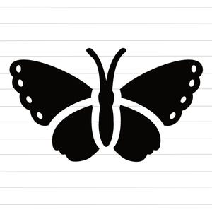 Butterfly Clipart, Butterfly Cut File, Moth Vector, Winged Insect Icon, Flying Bug Art: SVG, PNG, JPG For Cricut, Silhouette, Glowforge