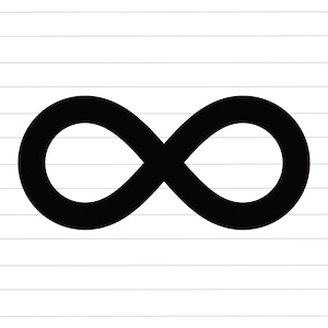 Infinity Symbol Clipart, Infinity Loop Cut File, Eternity Vector, Forever Symbol, Lemniscate Icon, SVG, PNG, JPG For Cricut, Silhouette