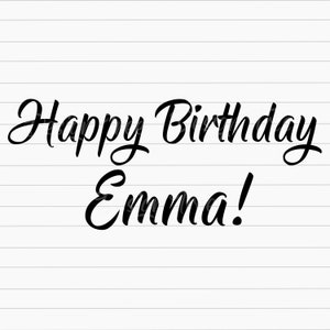 Happy Birthday SVG, Birthday SVG, Birthday Shirt SVG, Instant Download, Clipart, Cricut, Silhouette, Svg, Png