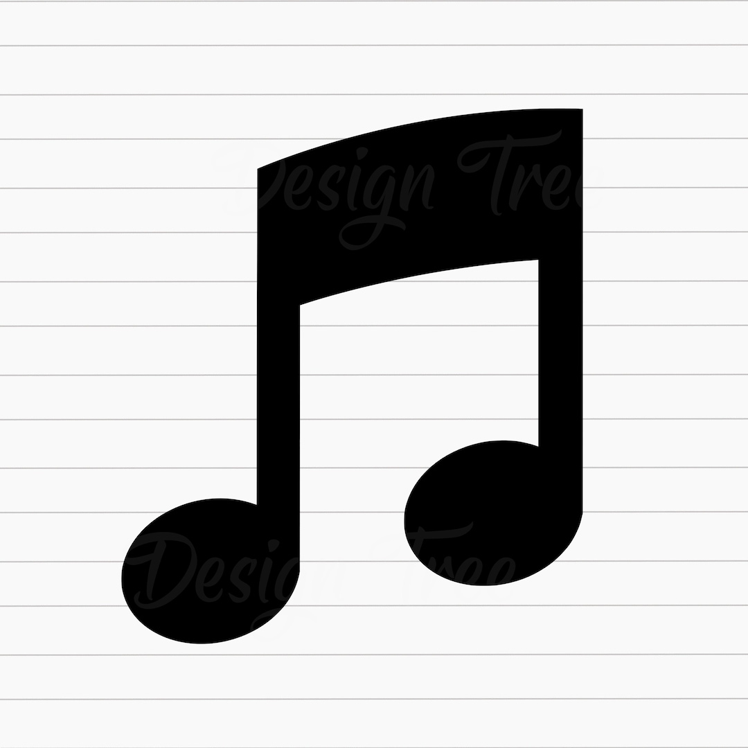 Musical Note SVG, Musical Note Symbol SVG, Musical Note Cut File ...