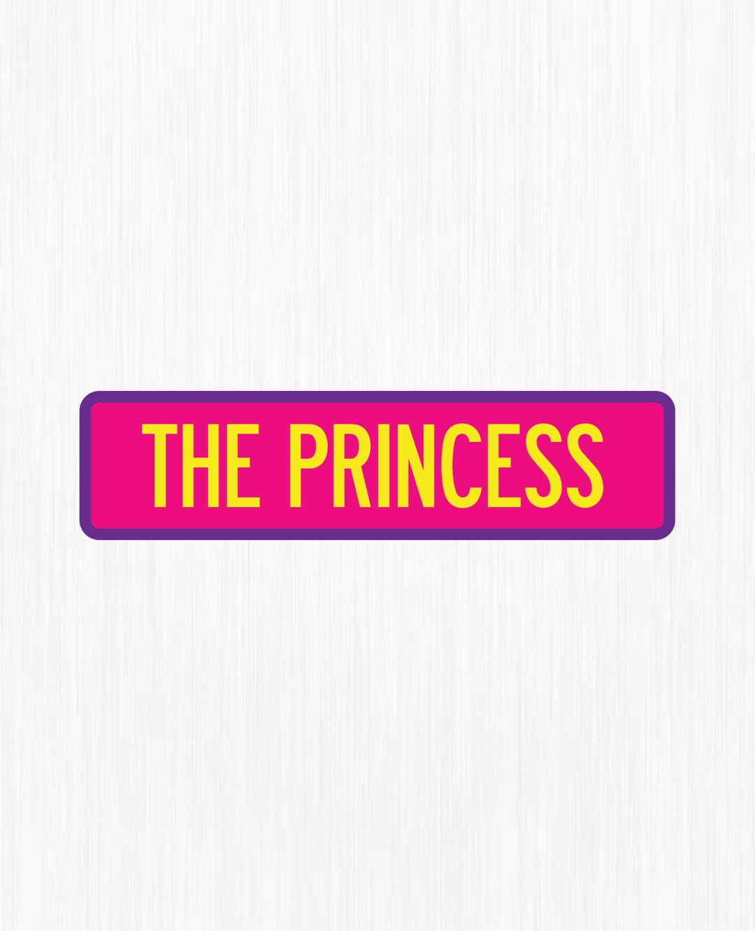 The Princess Street Sign, Princess Wall Art for Bedroom, Girl Room ...