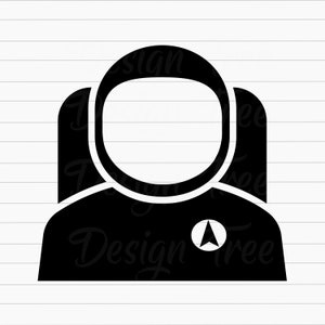 Astronaut SVG, Astronaut Cut File, Astronaut Vector, Astronaut Clipart, Astronaut Outline Design, Space SVG, Cricut, Silhouette, PNG