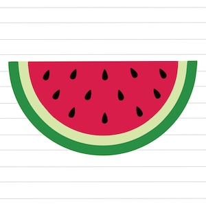 SVG de melancia, arquivo de corte de melancia, vetor de melancia, clipart de melancia, fatia de melancia em SVG, SVG de fruta de verão, Cricut, PNG, Silhouette