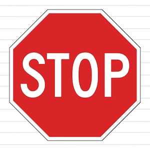 Stop Sign Clipart, Stop Sign Symbol, Road Sign Cut File, Street Sign Vector, Traffic Sign Icon: SVG, PNG, JPG For Cricut, Silhouette