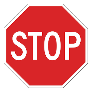 Stop Sign Clipart, Stop Sign Symbol, Road Sign Cut File, Street Sign Vector, Traffic Sign Icon: SVG, PNG, JPG For Cricut, Silhouette image 2