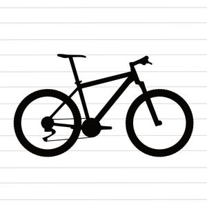 Cykel Clipart Vektor, Cykelklippfil: SVG, PNG, JPG För Cricut, Silhouette, Glowforge