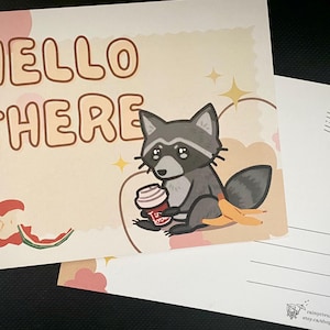 Toronto Raccoon Greeting Postcard