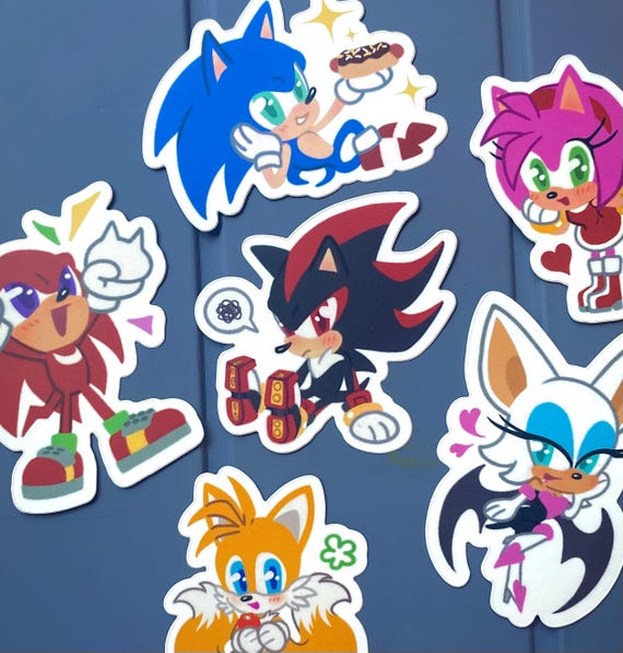 Sonic the Hedgehog Chibi Stickers: Waterproof Vinyl Decals