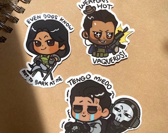 Vaqueros Militär FPS Chibi wasserdichte Aufkleber