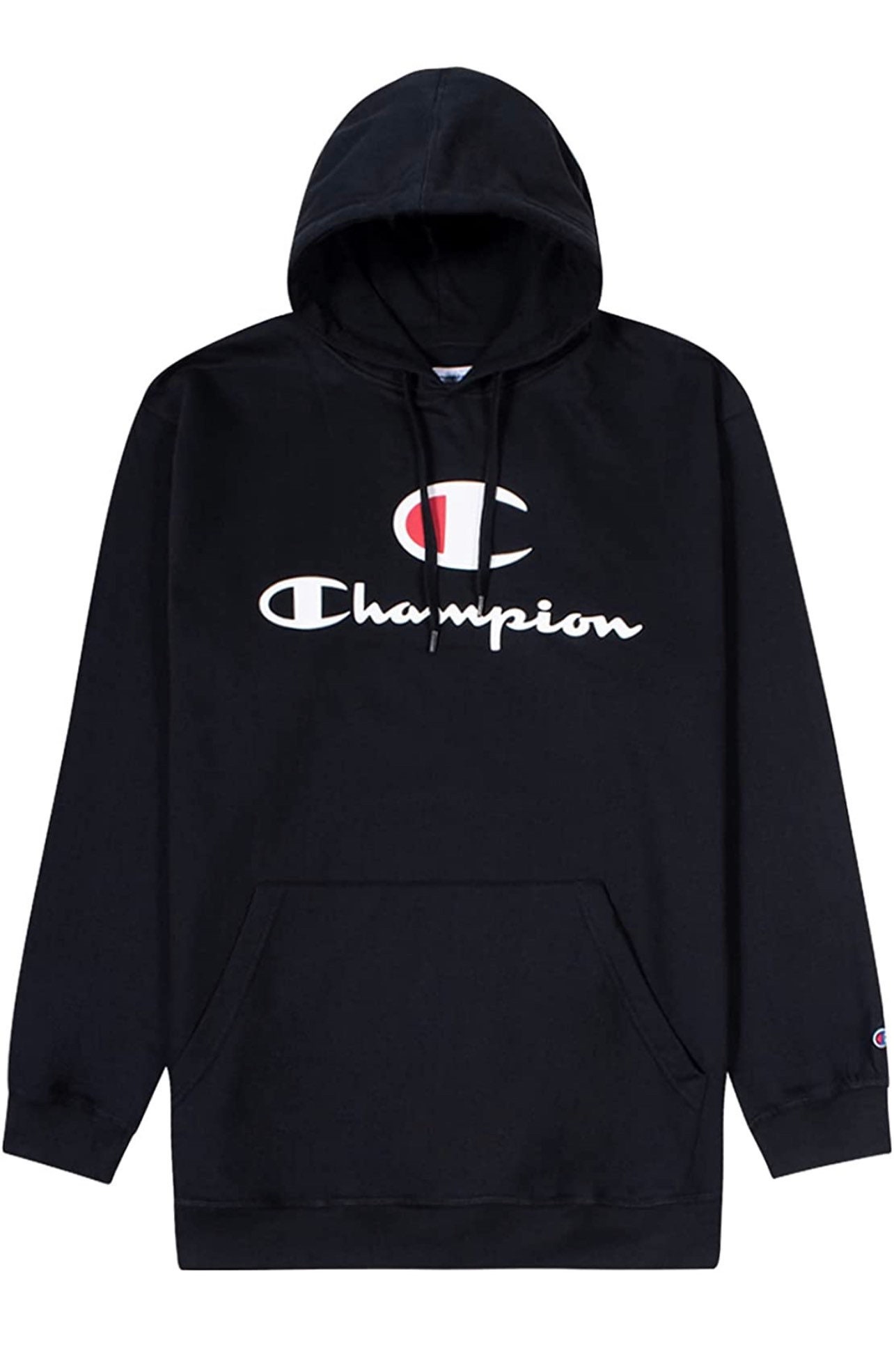 Champion Hoodie Black blue \u0026 Res 