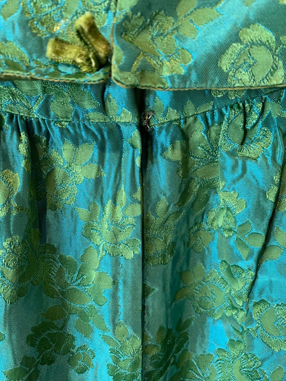 Stunning Handmade Brocade Dress and Capelet - image 9