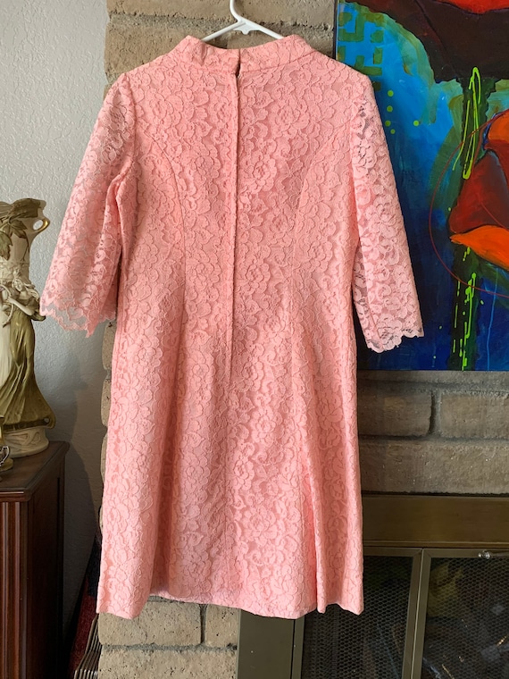 1960s Lace Sheath Dress - image 4