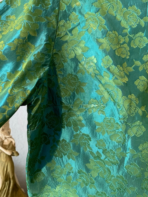 Stunning Handmade Brocade Dress and Capelet - image 10
