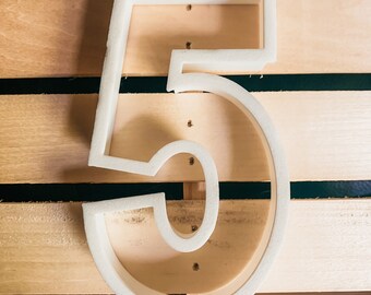 Number 5 Cookie Cutter