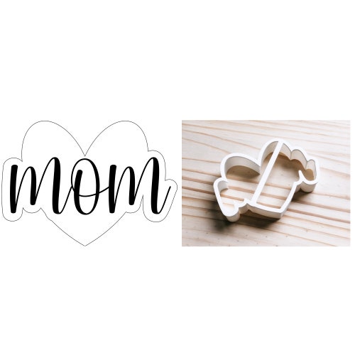 Best Mom Cookie Cutter Mother's Day Cutters Hand Etsy