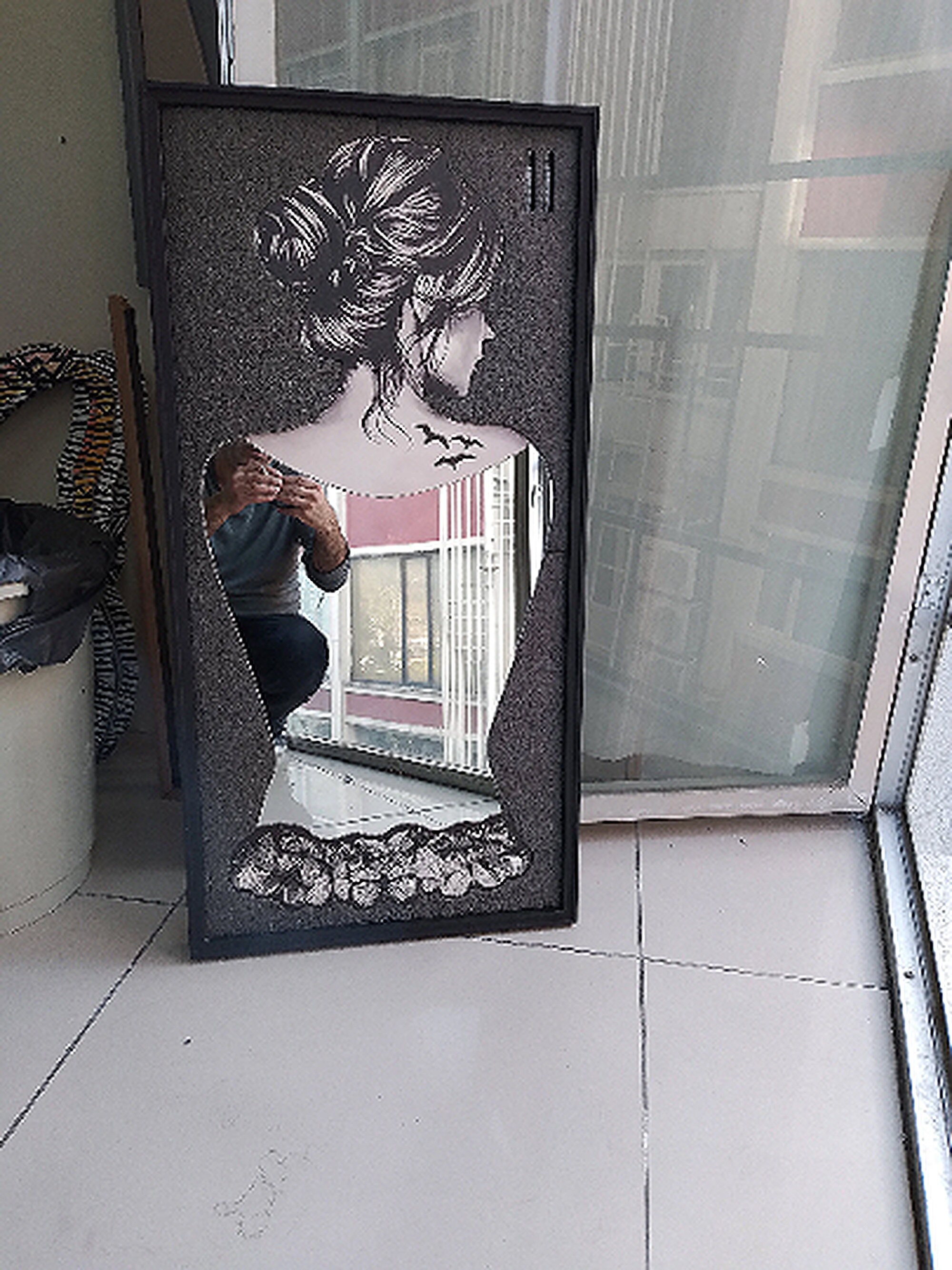 Modern Mirror Home Decorfloor Unique Full Length Wall Mirrors Etsy