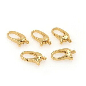 Lobster clasp,creative mountaineering clasp,18K gold plated clasp, pendant clasp,necklace jewelry making accessories,DIY handmade 13.5x7x3mm
