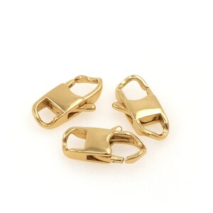 Creative clasp, simple mountaineering clasp,18K gold plated clasp, pendant clasp,necklace jewelry making accessories,DIY handmade 14.5x8x3mm