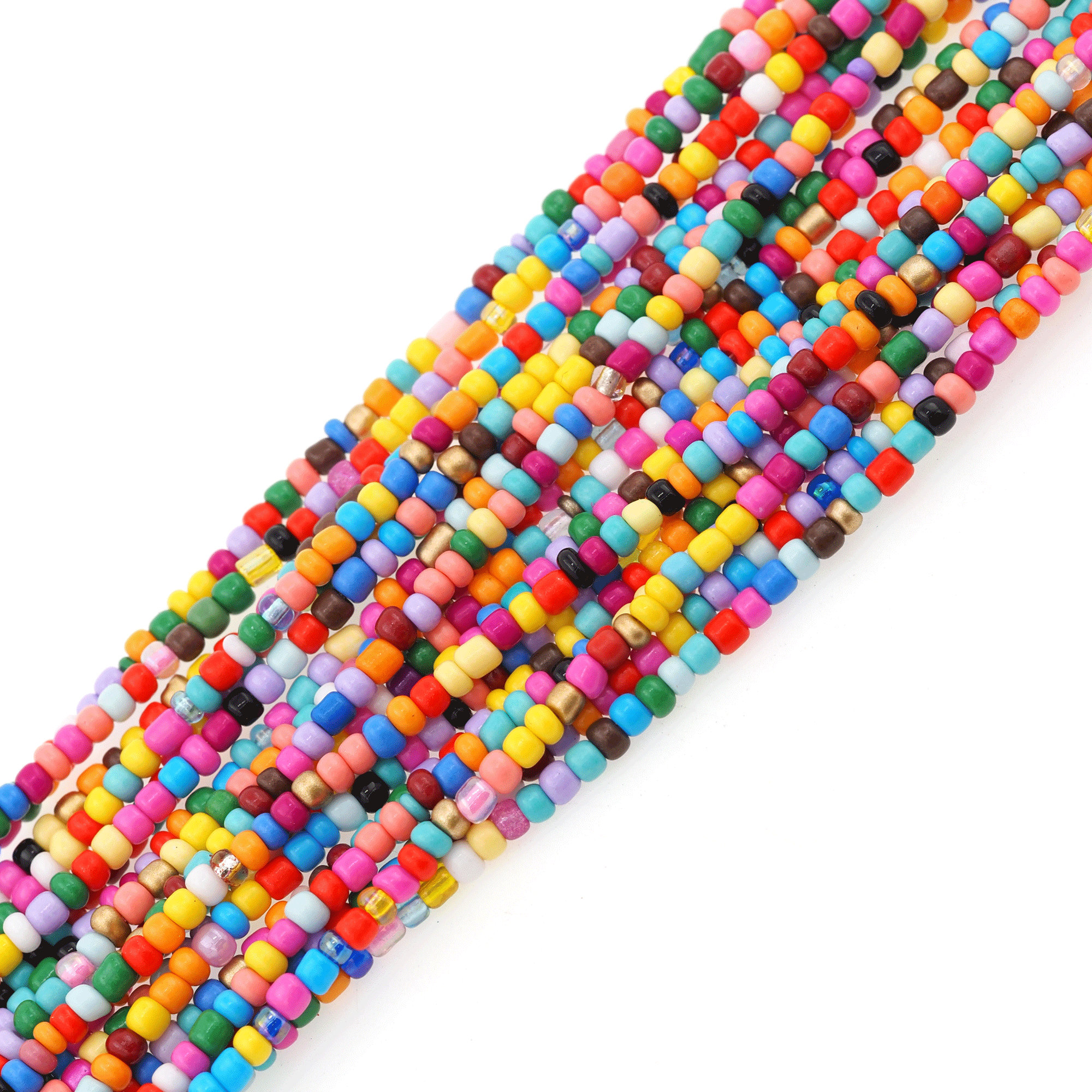 6MM Bright Mixed Confetti Vinyl Beads, polymer clay 6x1MM heishi beads