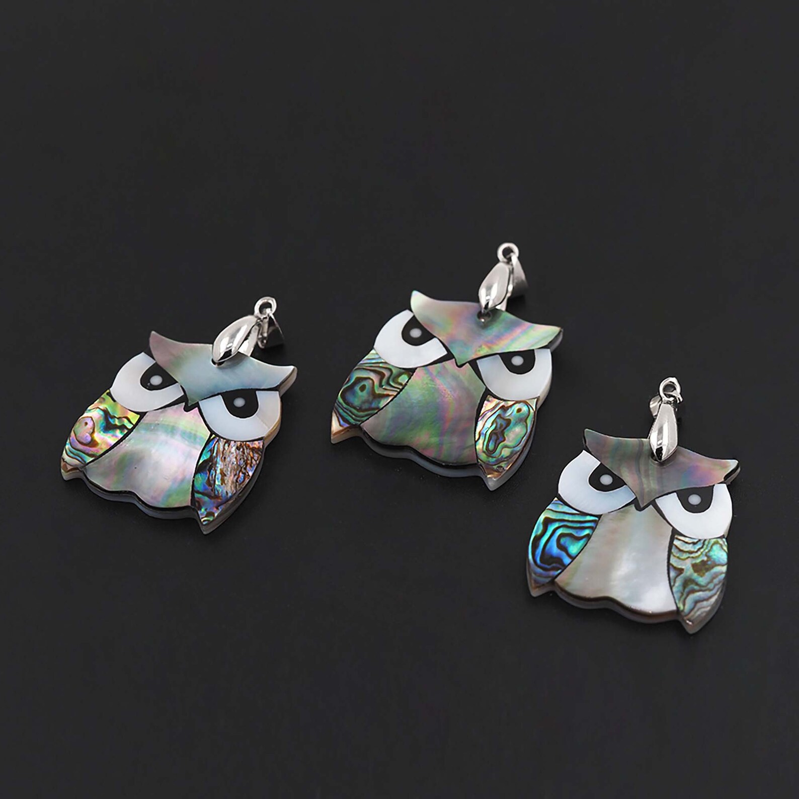 Shells Inlay Jewelry Abalone Shell Pendant, Beach Shell Jewelry, Mother-of-pearl Inlay ...