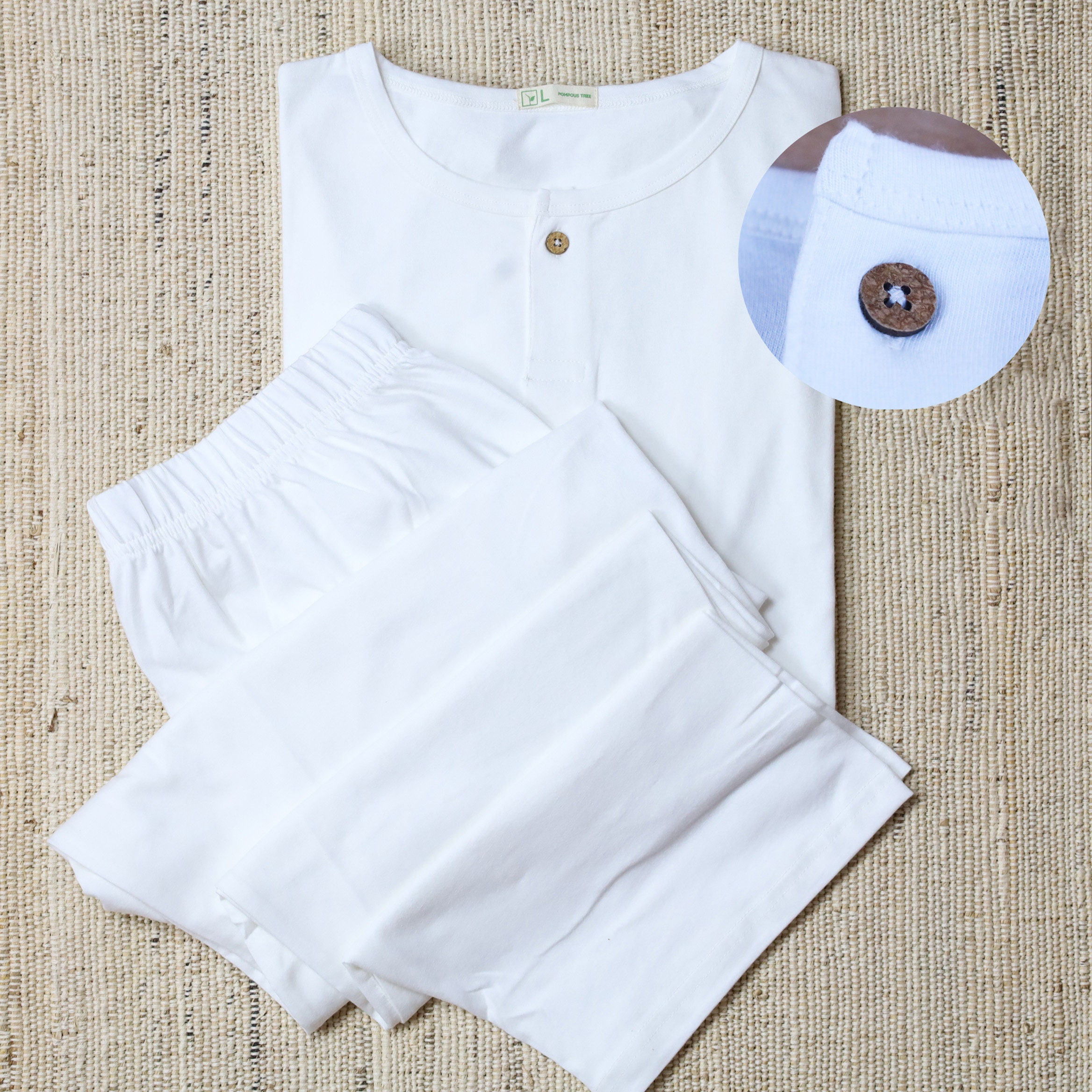 Organic Cotton Men's Pajama Set Etsy