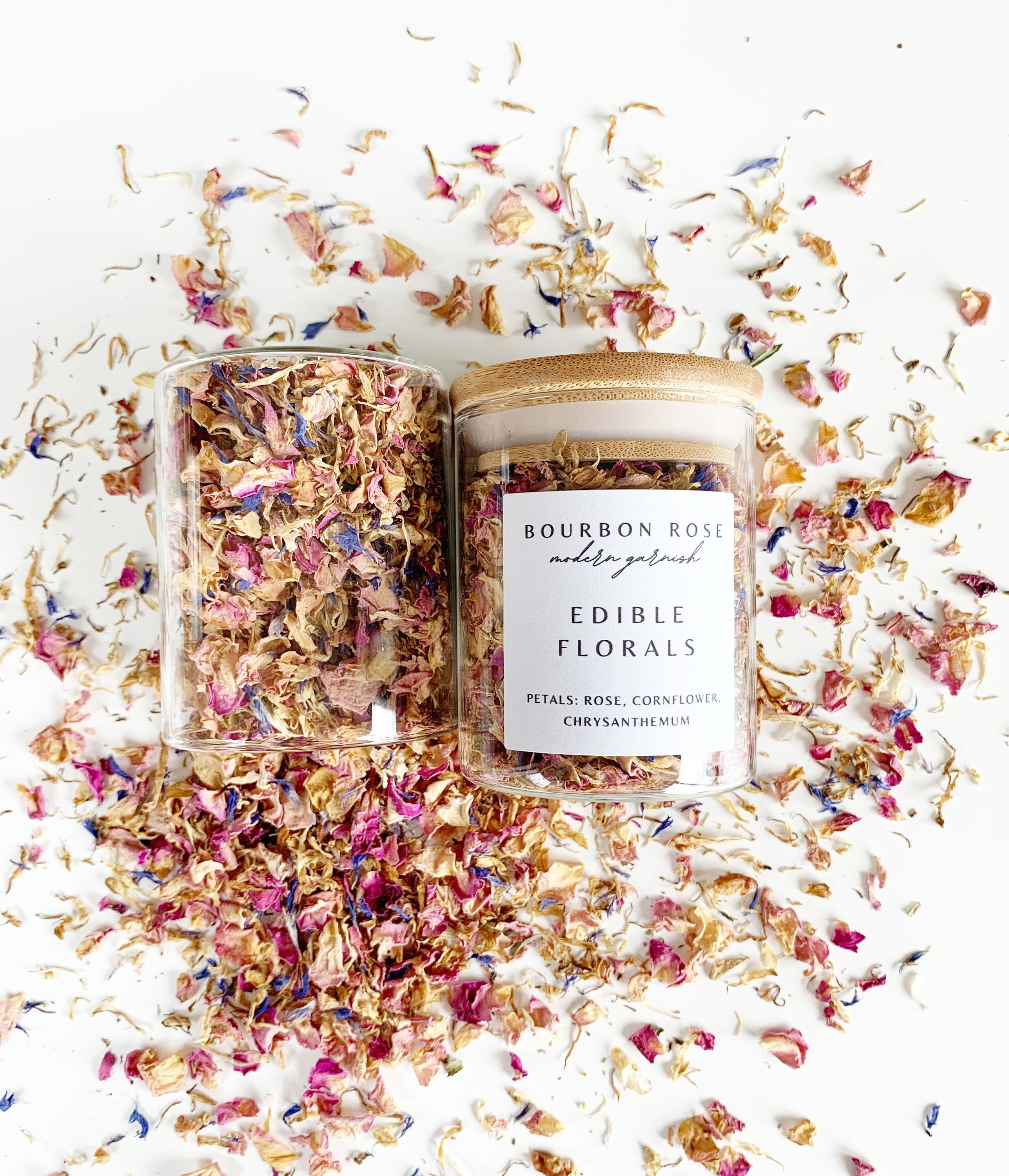 Dried Flower Garnish I Edible Dried Florals I Food and Drink Decorati…