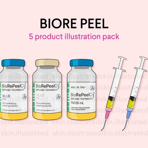 BioRe Peel Illustration Pack for estheticians