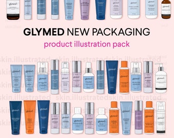 Glymed Product Illustration Pack NEW Packaging