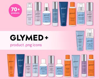 Glymed Product Illustration Pack NEW Packaging for estheticians