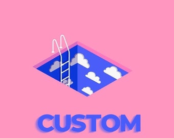 Unique Custom Rug, Custom Logo Rug, Custom Size Rug, Funky Rug, Cute Rug, Personalized Rug, Custom Name Carpet, Anime Tufting Rug