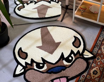 Anime Charakter Tufted Teppich, Teenager-Schlafzimmer-Dekor, Cartoon-Liebhaber-Geschenk, Handgemachter Teppich