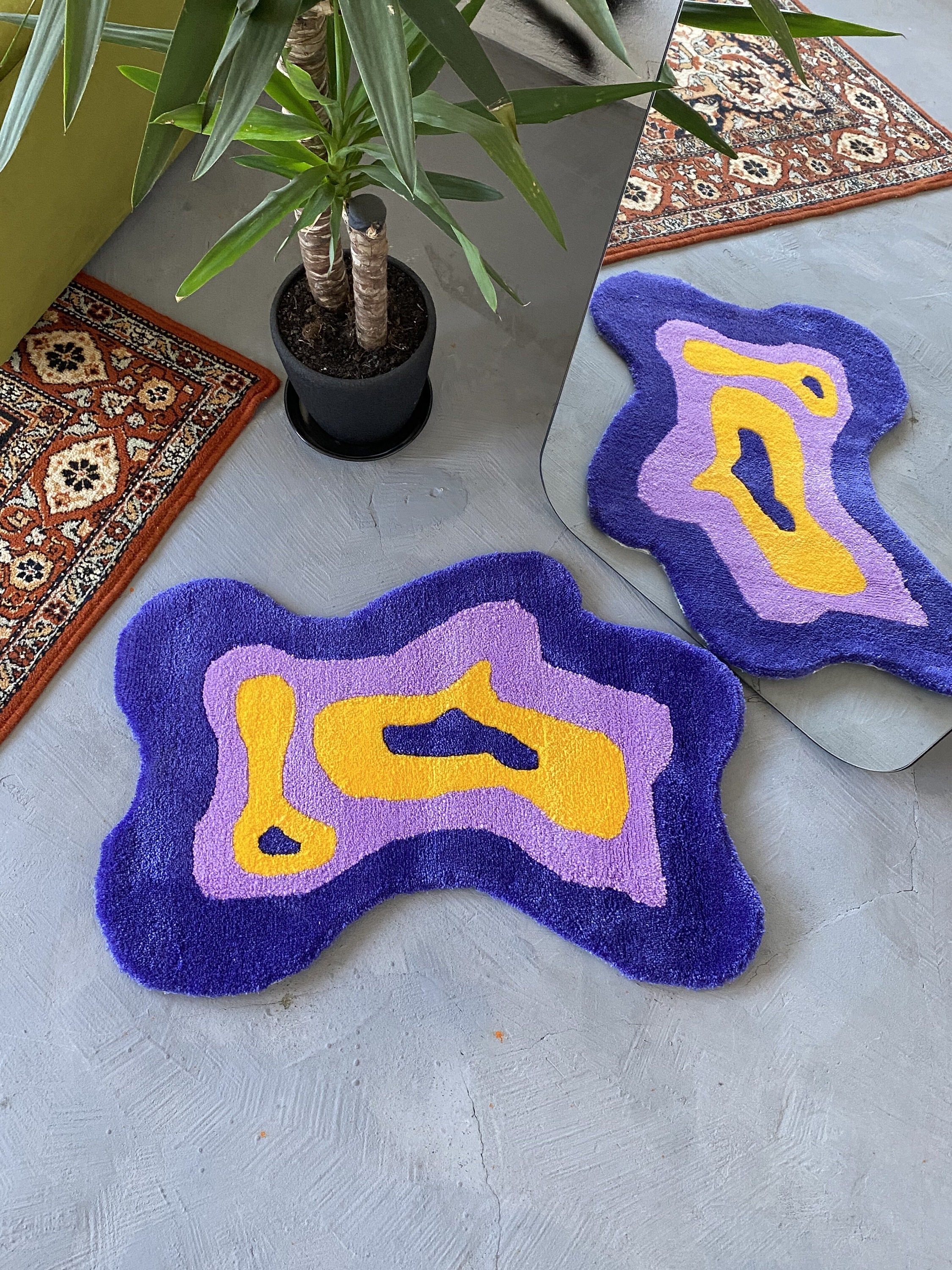 Purple Bath Mat Etsy Ireland