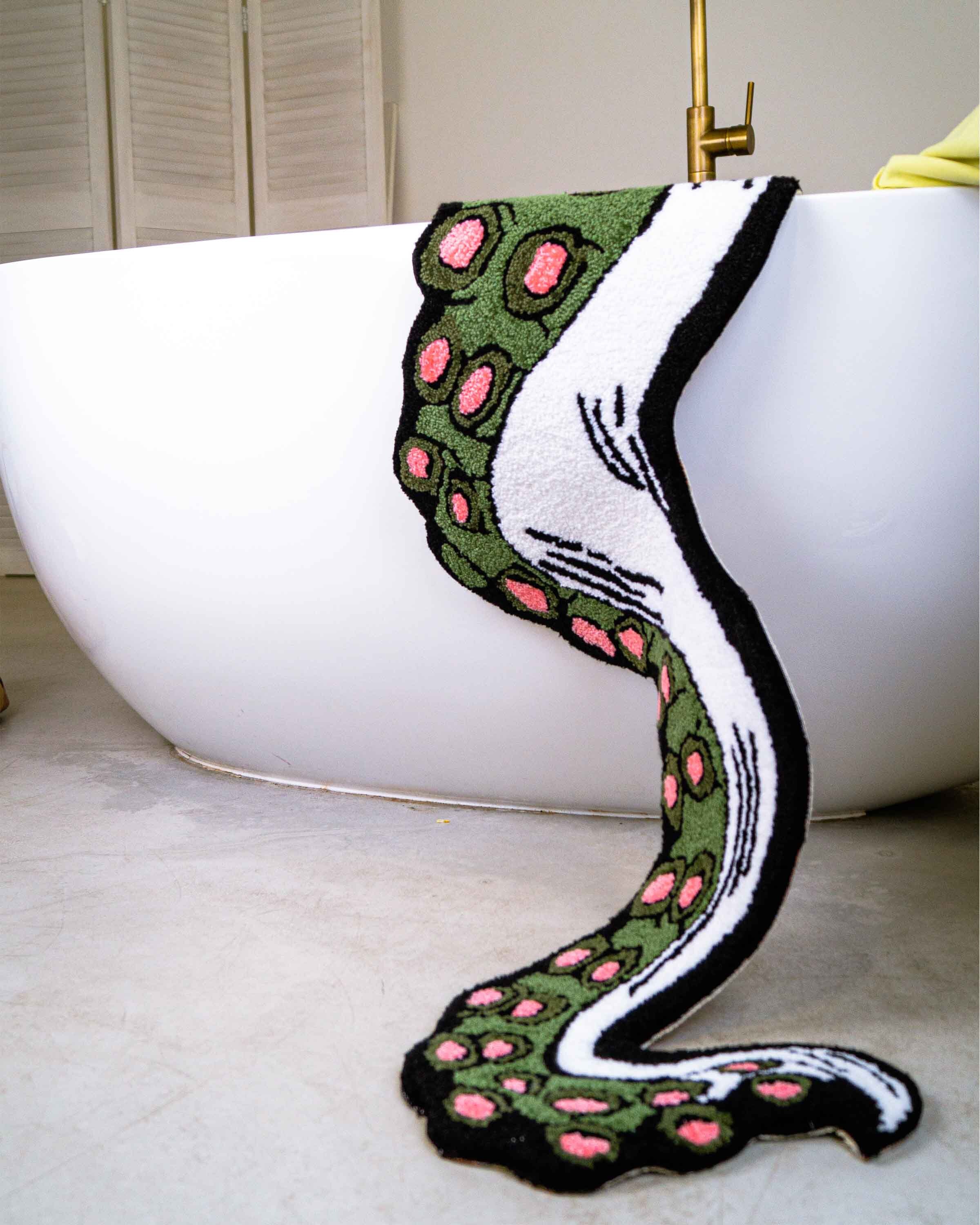 Octopus Tufted Sea Personalized Area Rug Living Room Floor - Etsy