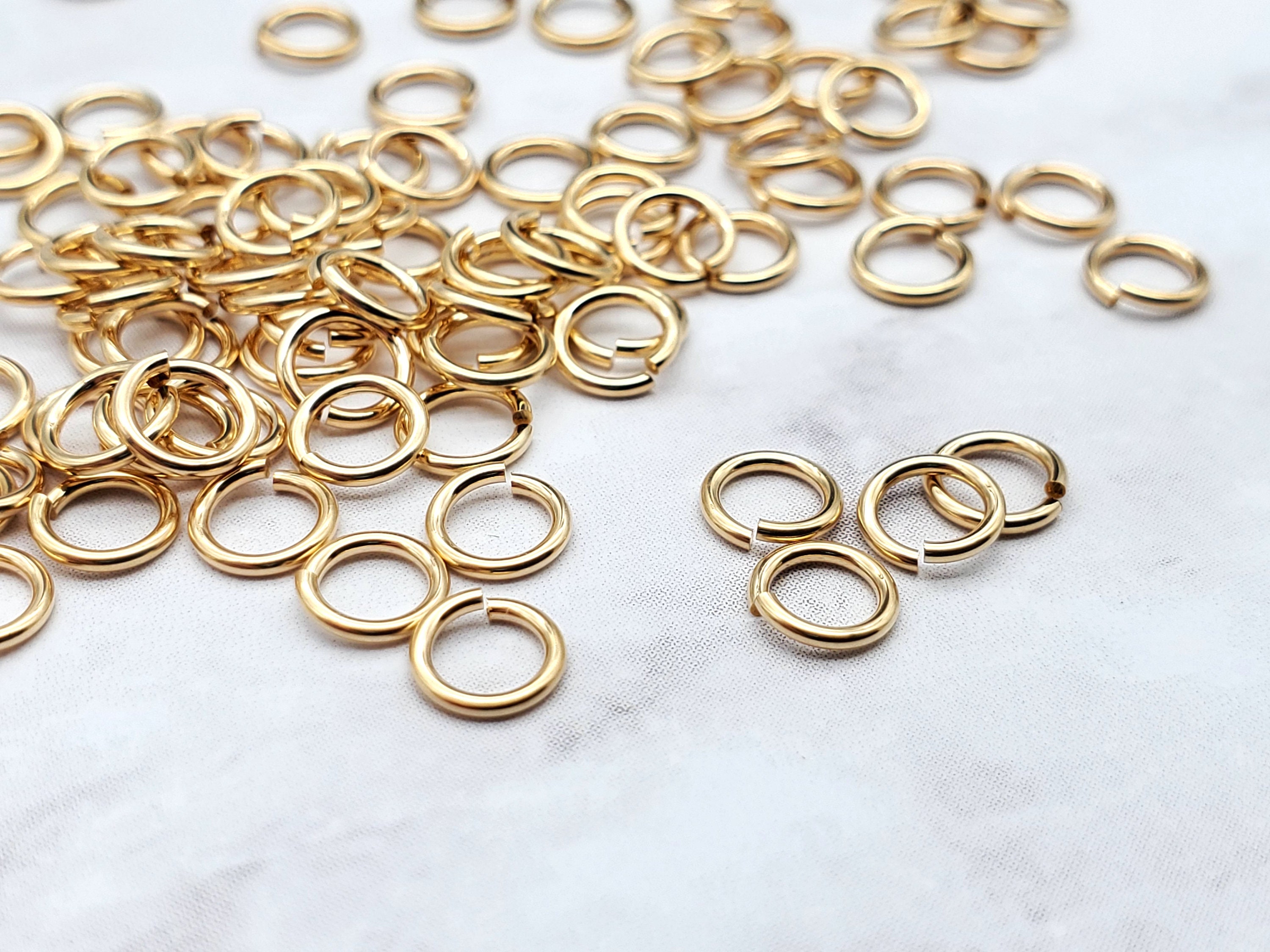 41-619-052 14kt Gold-Filled Split Rings, 5mm - Rings & Things
