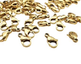 24 Karat vergoldeter Edelstahl Karabinerverschluss, Karabinerverschluss