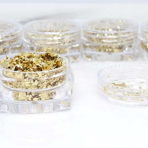 Gouden vlok voor het maken van sieraden, nail art, hars kunst, zilver blauw paars roze vlokken