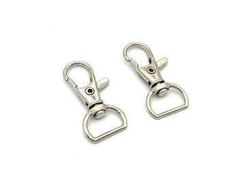 Swivel Lobster Claw Clasps, Keychain Snap Hook, Keychain Finding Jewelry Supply