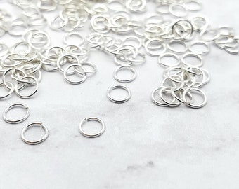 925 Sterling Silver Open Jump Rings, Bulk Jump Rings for Jewelry Making