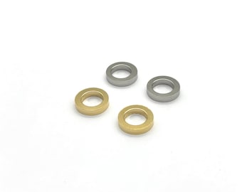 Stainless Steel Gold Plated Thick Linking Rings, Round Connectors for Jewelry Making