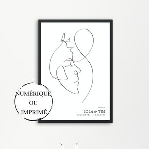 Para personalizar: regalo del día de San Valentín, regalo del día de San Valentín para hombres, regalo para hombres, póster personalizado del día de San Valentín, póster de pareja