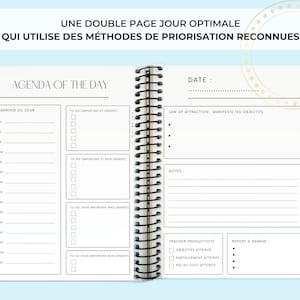 Planificateur entreprise, agenda entrepreneur, organisation entrepreneur, carnet manifestation, planner imprimable entrepreneur, objectifs image 3