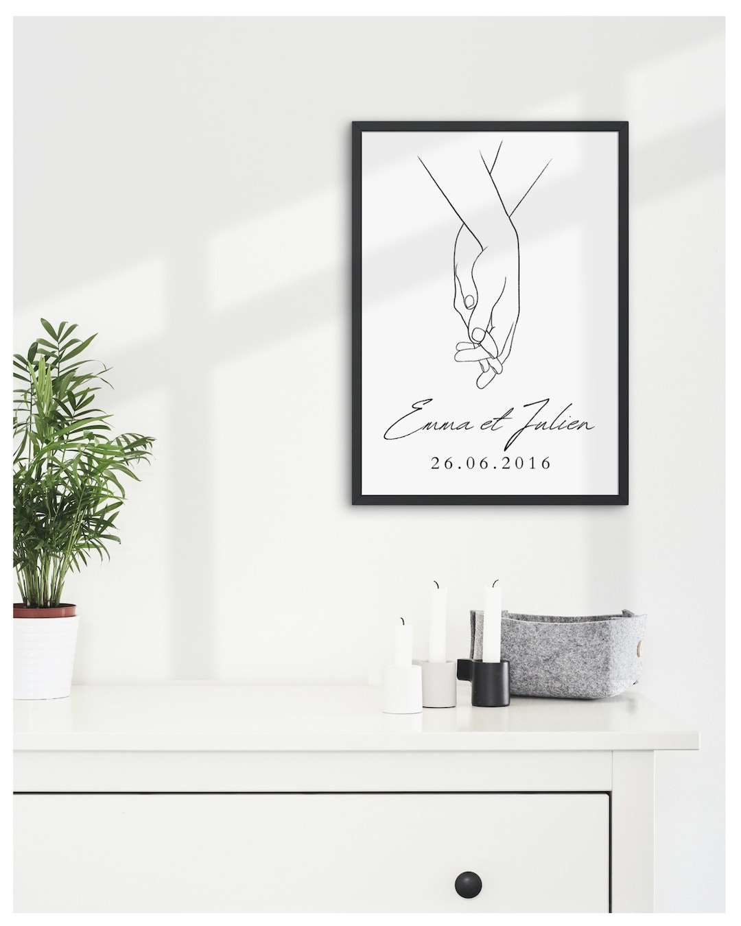 Personalized couple poster Couple date poster Couple first - Etsy France