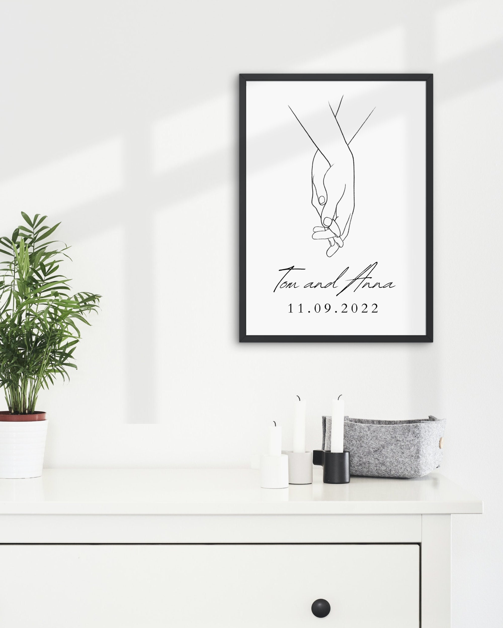 Personalised Couples Print, New Home Gift, Gift For Couple, Poster, | UK