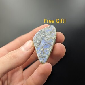 Albite var. Peristerite/Moonstone - Polished Freeform - Free Gift - Ontario, Canada