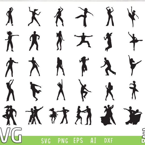 Dancer Clipart - Etsy